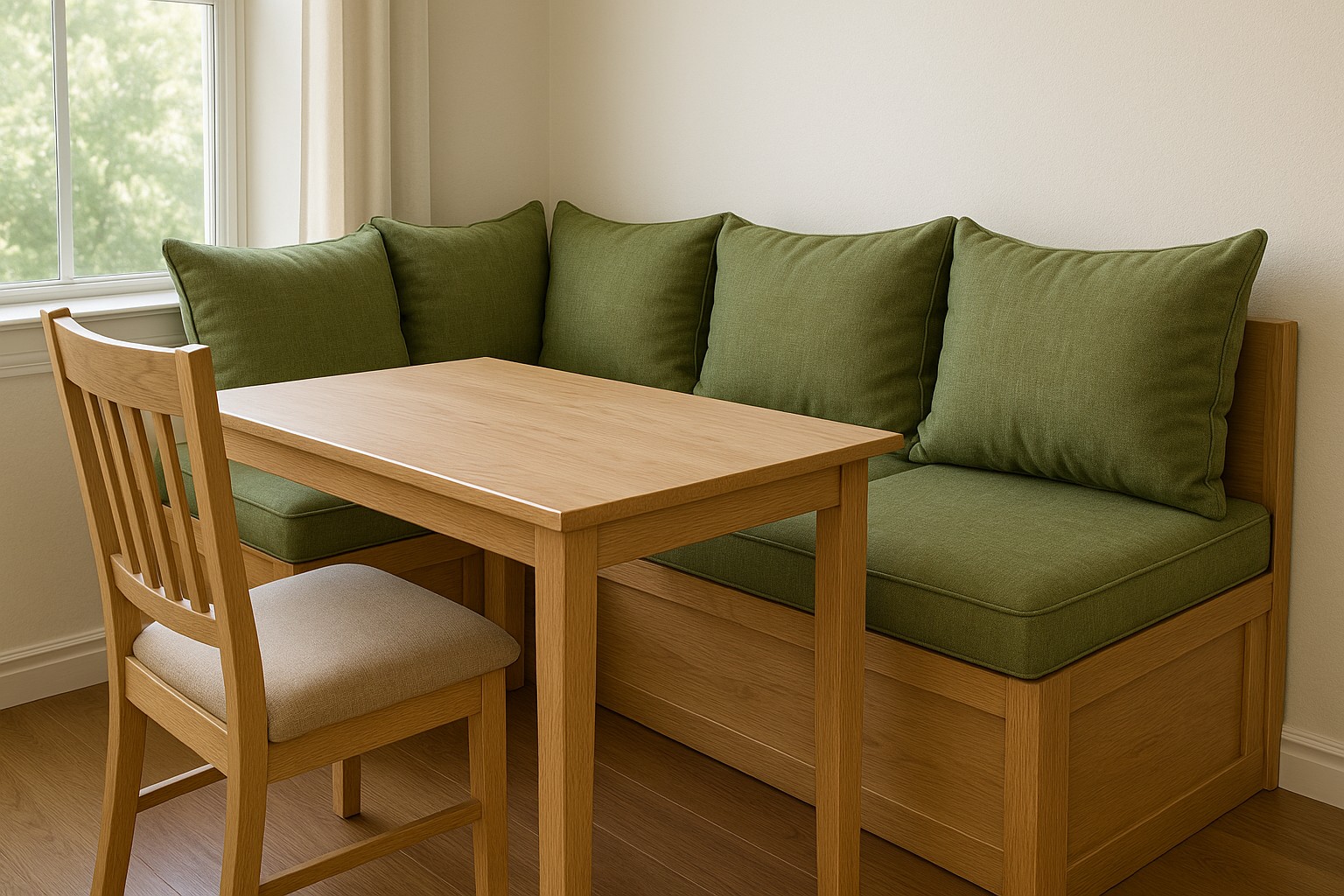 Пошив подушек для кухонного уголка на заказ Пошив подушек для кухонного уголка на заказ